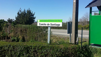 Indicazioni del cammino di Santiago