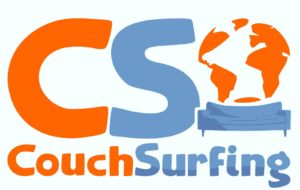ospitalità gratuita, couchsurfing logo