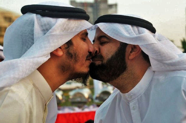 Il bacio in Oman