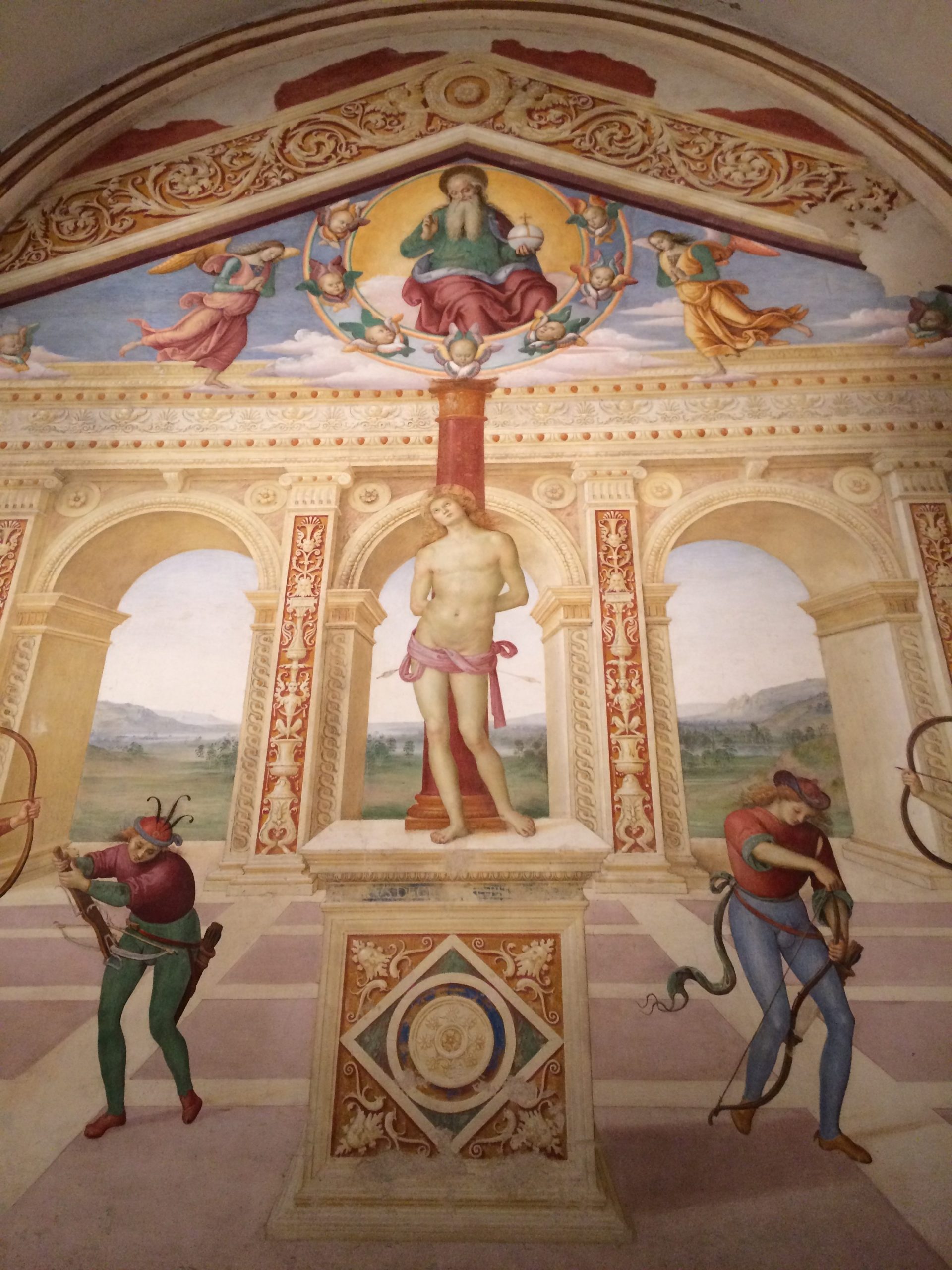 Dipinto del Perugino a Panicale