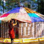 Vivere in una yurta in mezzo alla natura