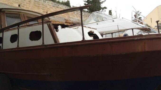 barca da restaurare