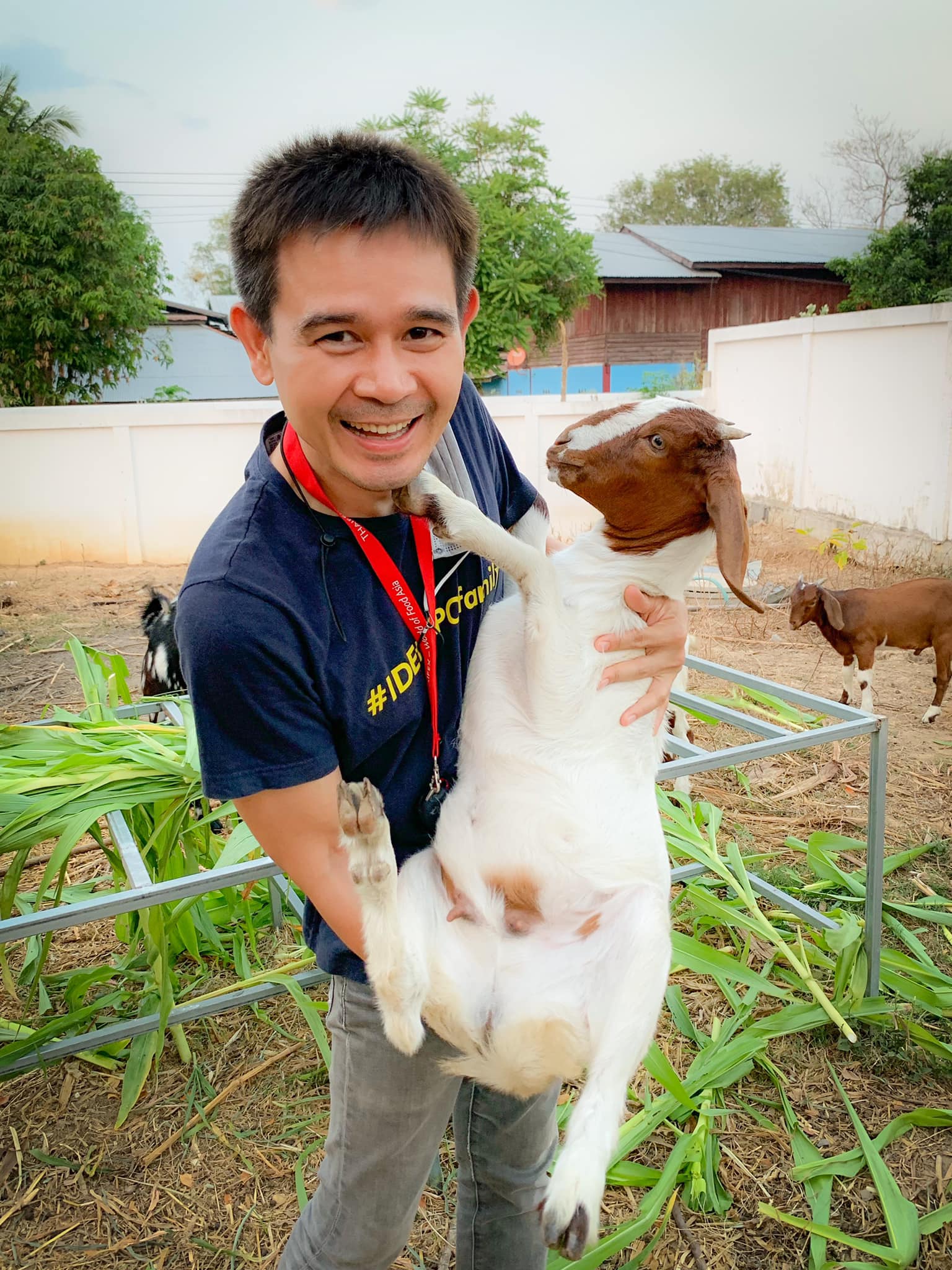 Scambio di ospitalità in una fattoria biologica in Thailandia