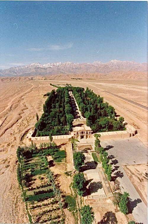 Il giardino Shazdeh in Iran – vista dall’alto 🇮🇷