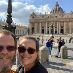 roma, via francigena, pellegrini, arrivo, partenza, credenziali, turisti americani