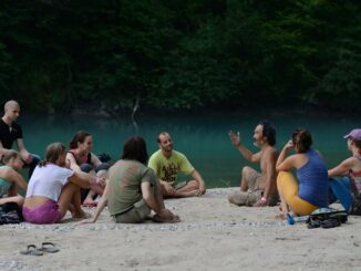 volontariato, festival, vitto e alloggio, slovenia, hippie, cerchio, fiume,