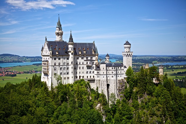 Il Castello di Neuschwanstein in Bavaria, Germania