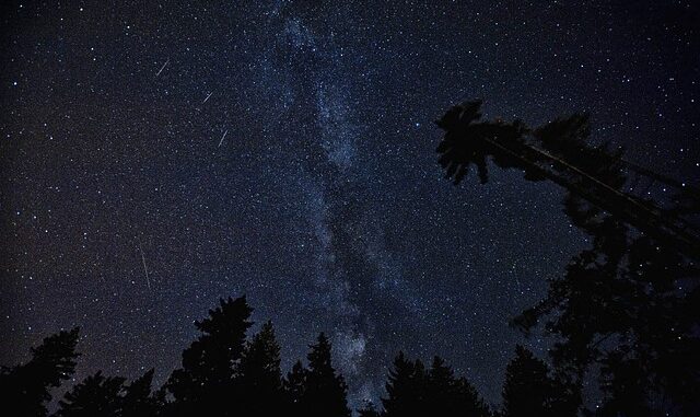 stelle cadenti, meteore, via lattea, astronomia, esprimere un desiderio, notte, cielo stellato