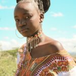 ragazza Maasai, africana