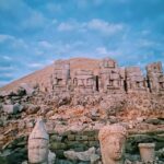 monte nemrut, Turchia, statue colossali