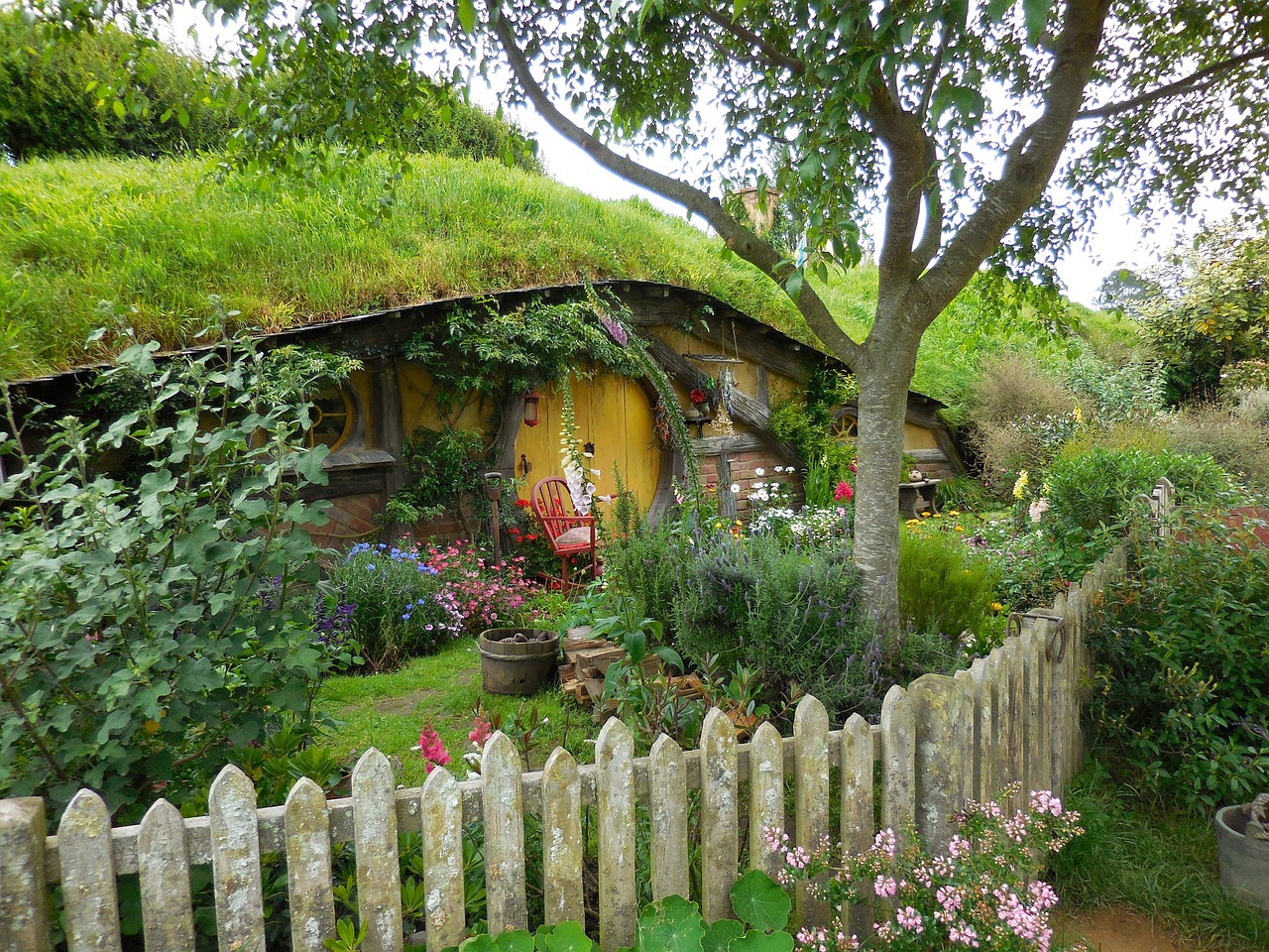 Nuova Zelanda, Villaggio hobbit, hobbiton, film, location, movie set, Peter Jackson
